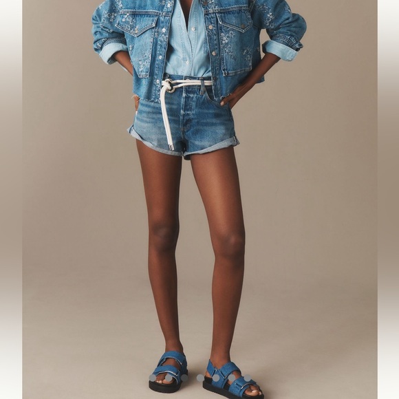 AGOLDE Denim Parker Vintage Cut Off Shorts 26W, 11.25" rise,2.5" inseam•5 Pocket - Picture 12 of 12